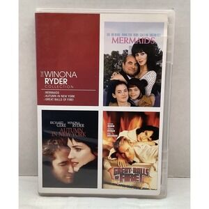 The Winona Ryder Collection DVD (2010) USED Good Condition Mermaids Autumn in NY